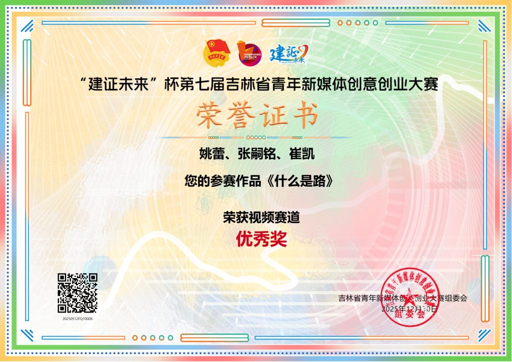 青创赛视频赛道优秀奖——什么是路